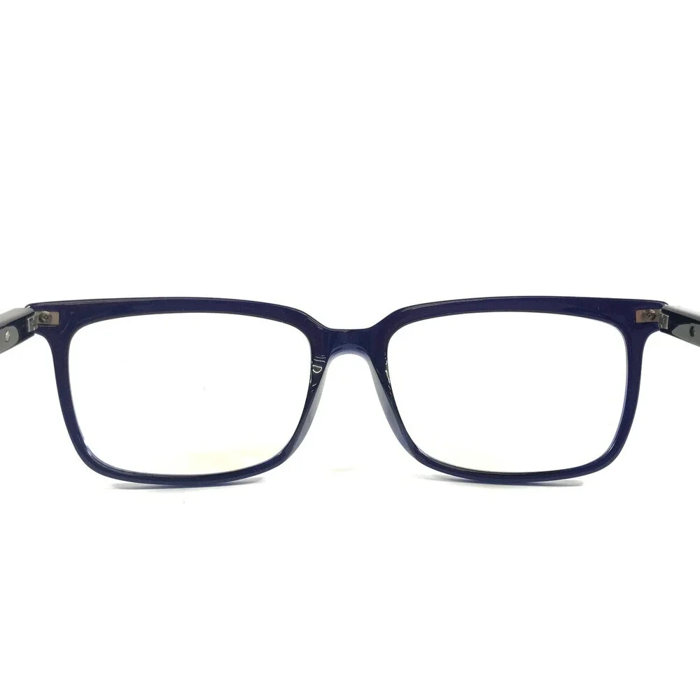 O-SIX Eyeglasses Frames OV-817 C.1157/T1157 Blue Rectangle Full Rim 56-17-135